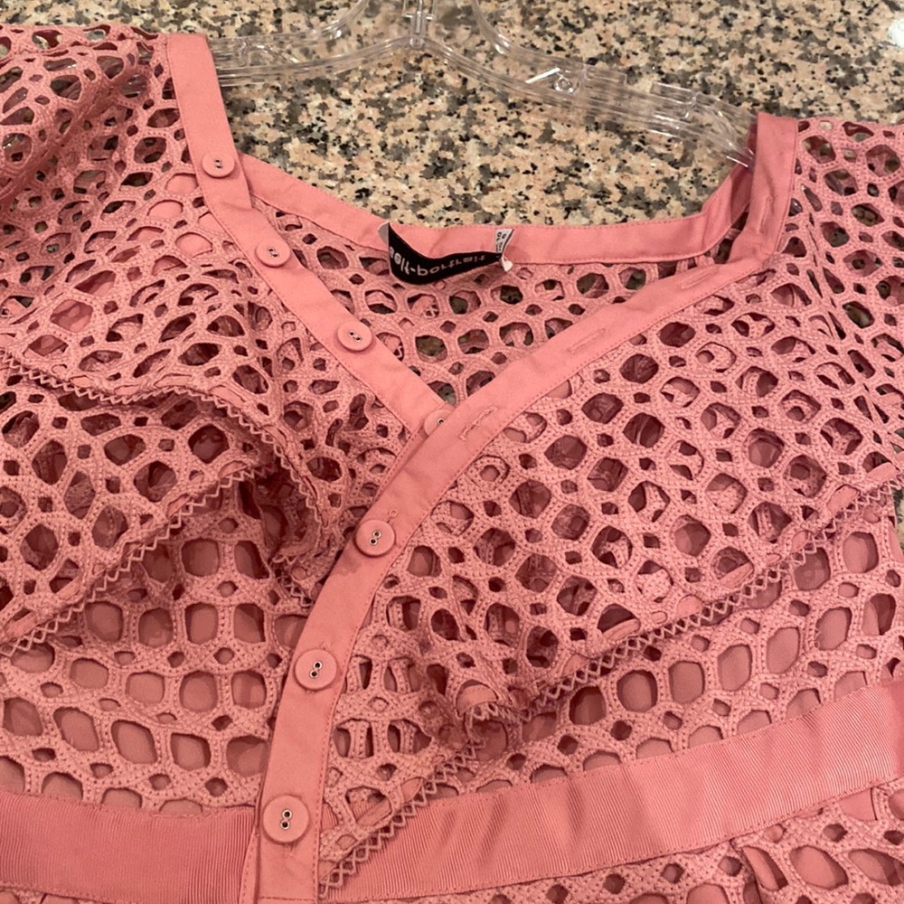 Self Portrait princess dress. Peach color. Worn once.